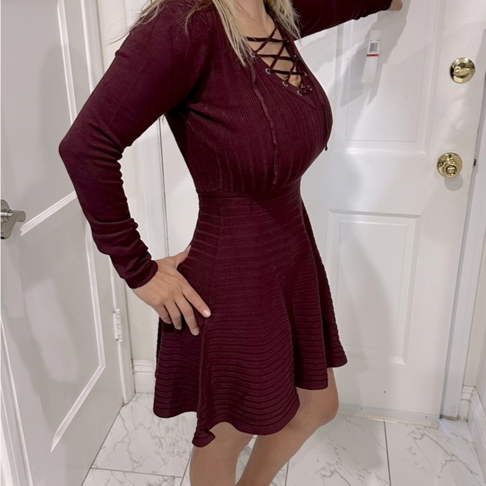 Nina Leonard XS sweater dress